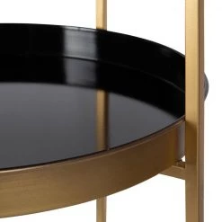 Celia Black Bar Cart by Kate and Laurel -Sealy Sales Store black gold kate and laurel bar carts 218112 fa 1000 1