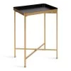 Celia 18 in. Black Rectangle Metal End Table by Kate and Laurel -Sealy Sales Store black gold kate and laurel end side tables 219947 64 1000