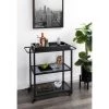 Giles Black Bar Cart by Kate and Laurel 2 Giles Black Bar Cart by Kate and Laurel -Sealy Sales Store black kate and laurel bar carts 218326 64 1000