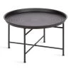 Mahdavi Black 15.50 in. Round Metal Coffee Table by Kate and Laurel