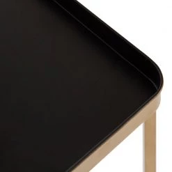 Celia 13.75 in. Black Square Metal End Table by Kate and Laurel -Sealy Sales Store black kate and laurel end side tables 219958 77 1000
