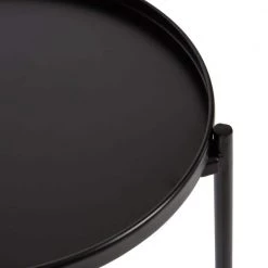 Ulani 12.00 in. Black Round Metal End Table with 3-Pieces by Kate and Laurel 14 Ulani 12.00 in. Black Round Metal End Table with 3-Pieces by Kate and Laurel -Sealy Sales Store black kate and laurel end side tables 221256 fa 1000