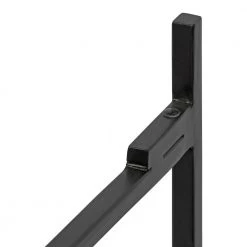 Nira 15 in. Black Round Metal End Table by Kate and Laurel -Sealy Sales Store black teal kate and laurel end side tables 217249 77 1000