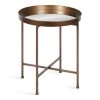 Celia 18.25 in. Bronze Round Glass End Table by Kate and Laurel -Sealy Sales Store bronze kate and laurel end side tables 219946 64 1000