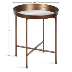 Celia 18.25 in. Bronze Round Glass End Table by Kate and Laurel 13 Celia 18.25 in. Bronze Round Glass End Table by Kate and Laurel -Sealy Sales Store bronze kate and laurel end side tables 219946 c3 1000