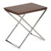 Laraway 20.25 in. Silver Rectangle Wood End Table by Kate and Laurel -Sealy Sales Store brown kate and laurel end side tables 221281 64 1000