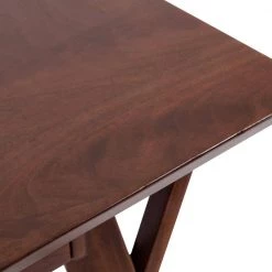 McCutcheon 42 in. Rectangle Brown Wood 1-Drawer Writing Desk by Kate and Laurel -Sealy Sales Store brown kate and laurel writing desks 221186 77 1000