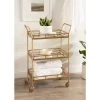 Ketia Gold Bar Cart by Kate and Laurel -Sealy Sales Store gold kate and laurel bar carts 221172 64 1000