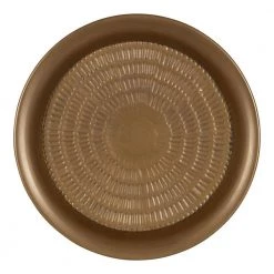 Mahdavi 16.50 in. Gold Round Metal End Table by Kate and Laurel -Sealy Sales Store gold kate and laurel end side tables 215294 77 1000