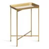 Celia 18 in. Gold Rectangle Glass End Table by Kate and Laurel -Sealy Sales Store gold kate and laurel end side tables 219955 64 1000