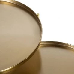 Ulani 18.50 in. Gold Round Metal End Table by Kate and Laurel 14 Ulani 18.50 in. Gold Round Metal End Table by Kate and Laurel -Sealy Sales Store gold kate and laurel end side tables 221835 fa 1000