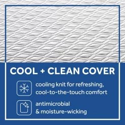 Cool and Clean 10 in. Medium Hybrid Memory Foam Innerspring Full Mattress by Sealy 12 Cool and Clean 10 in. Medium Hybrid Memory Foam Innerspring Full Mattress by Sealy -Sealy Sales Store gray and white sealy mattresses f03 00181 fl0 c3 1000