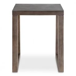 Elyria 20 in. Gray Rectangle Wood End Table by Kate and Laurel -Sealy Sales Store gray kate and laurel end side tables 219213 4f 1000