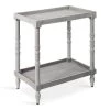 Bellport 22 in. Gray Rectangle MDF Top End Table by Kate and Laurel -Sealy Sales Store gray kate and laurel end side tables 219744 64 1000
