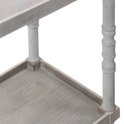 Bellport 22 in. Gray Rectangle MDF Top End Table by Kate and Laurel -Sealy Sales Store gray kate and laurel end side tables 219744 fa 1000