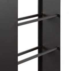 Armenta 4 in. x 13 in. x 30 in. 6-Bottle Gray Metal Floating Decorative Cubby Wall Shelf Without Hooks Without Brackets by Kate and Laurel -Sealy Sales Store gray kate and laurel wine racks 218798 44 1000