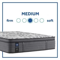Posturepedic Plus 14 in. Medium Memory Innerspring Euro Pillow Top King Mattress Set by Sealy -Sealy Sales Store gray sealy mattresses 42768661 66 1000