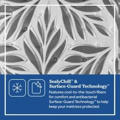 Posturepedic Plus 14 in. Plush Memory Innerspring Tight Top California King Mattress Set by Sealy -Sealy Sales Store gray sealy mattresses 42769262 c3 1000