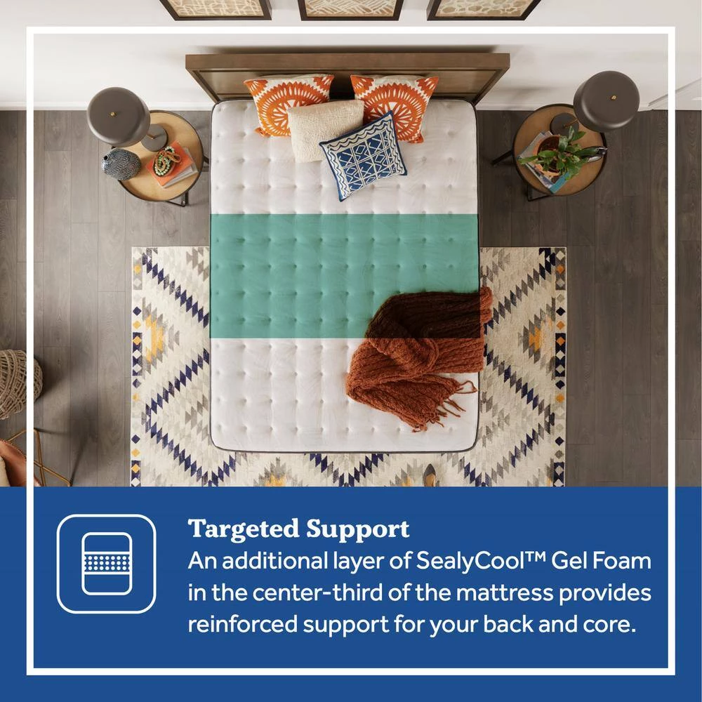 Posturepedic Spring Netherton 12 in. Medium Memory Foam Tight Top Queen Mattress Set with 9 in. High Foundation by Sealy 10 Posturepedic Spring Netherton 12 in. Medium Memory Foam Tight Top Queen Mattress Set with 9 in. High Foundation by Sealy - Image 8