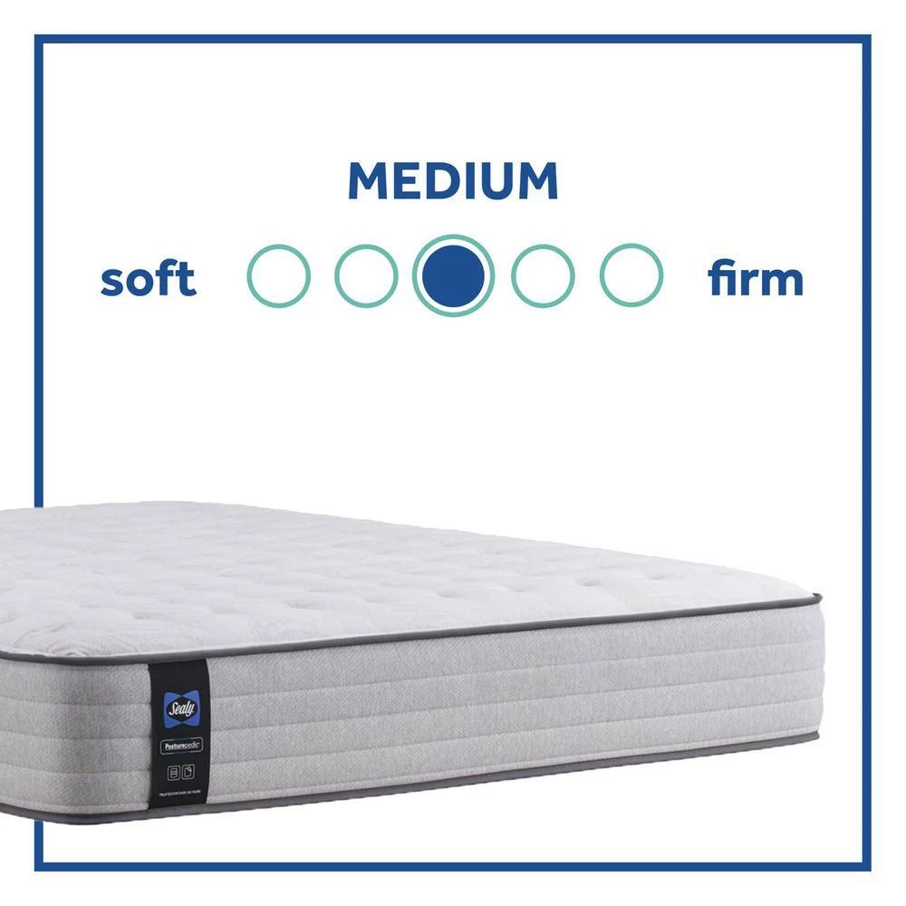 Posturepedic Spring Netherton 12 in. Medium Memory Foam Tight Top Queen Mattress Set with 9 in. High Foundation by Sealy 8 Posturepedic Spring Netherton 12 in. Medium Memory Foam Tight Top Queen Mattress Set with 9 in. High Foundation by Sealy - Image 6