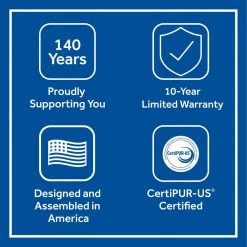 Posturepedic Spring Netherton 12 in. Medium Memory Foam Tight Top King Mattress Set with 9 in. High Foundation by Sealy -Sealy Sales Store gray sealy mattresses 42957361 1f 1000