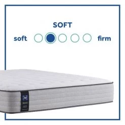 Posturepedic Spring Netherton 12 in. Plush Memory Foam Tight Top Twin Mattress Set with 9 in. High Foundation by Sealy -Sealy Sales Store gray sealy mattresses 42957530 77 1000