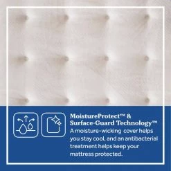 Posturepedic Spring Netherton 12 in. Soft Memory Foam Tight Top Cal Long Twin Mattress Set with 9 in. High Foundation by Sealy -Sealy Sales Store gray sealy mattresses 42957532 c3 1000