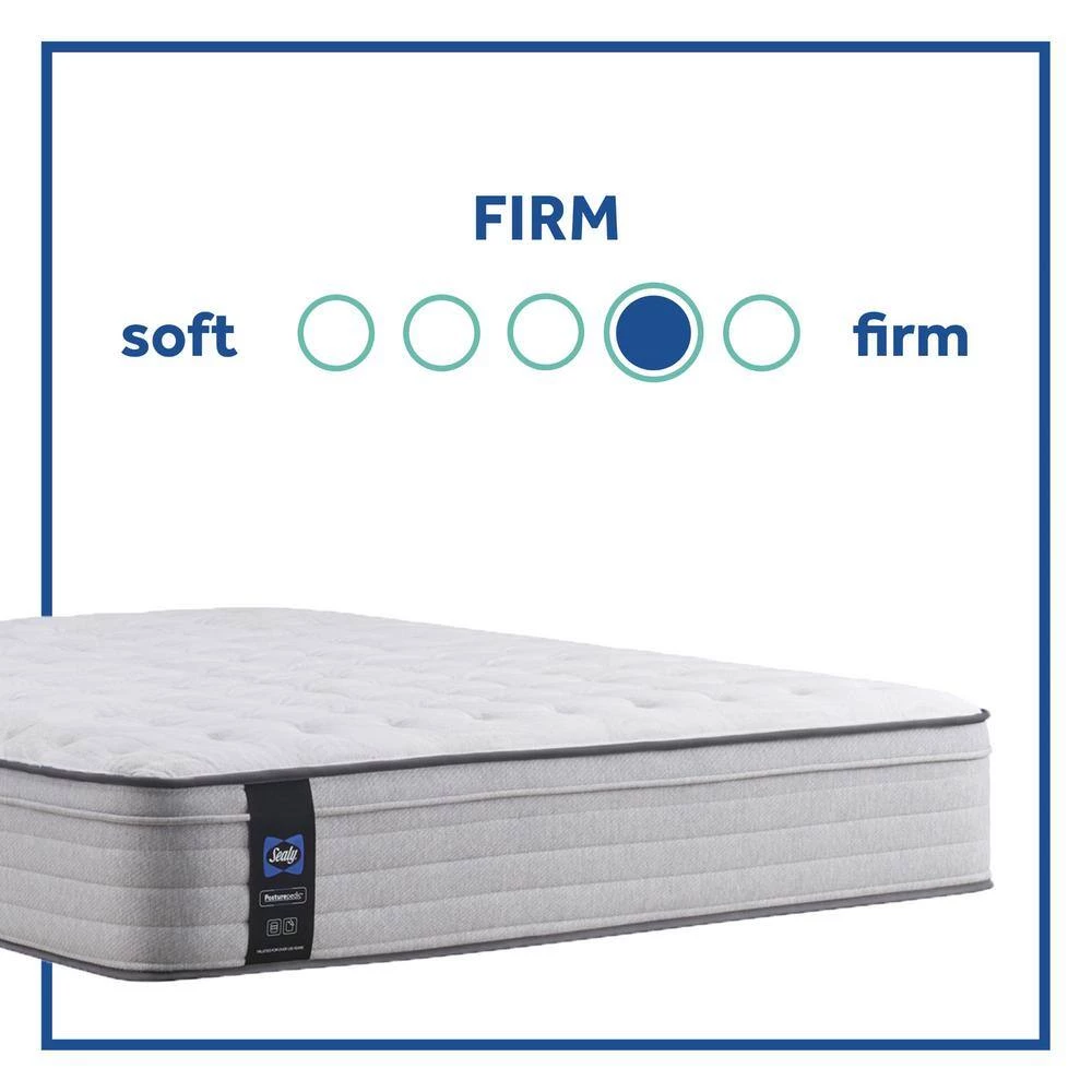 Posturepedic Spring Netherton 13 in. Firm Memory Foam Faux Top Twin XL Mattress Set with 9 in. High Foundation by Sealy 7 Posturepedic Spring Netherton 13 in. Firm Memory Foam Faux Top Twin XL Mattress Set with 9 in. High Foundation by Sealy - Image 5