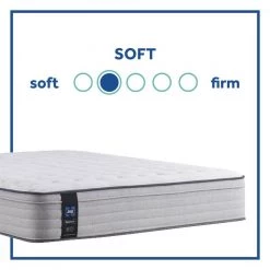 Posturepedic Spring Netherton 13 in. Soft Memory Foam Faux Top California Long Twin Mattress Set by Sealy -Sealy Sales Store gray sealy mattresses 42958132 66 1000