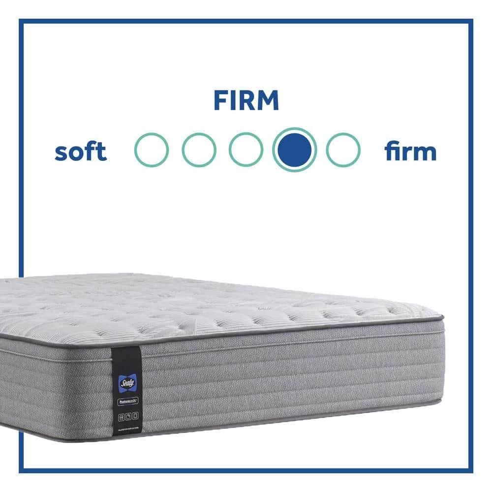 Posturepedic Spring Engelmann 14 in. Firm Memory Foam Faux Top King Mattress Set with 9 in. High Foundation by Sealy 7 Posturepedic Spring Engelmann 14 in. Firm Memory Foam Faux Top King Mattress Set with 9 in. High Foundation by Sealy - Image 5