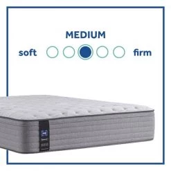 Posturepedic Spring Engelmann 14 in. Medium Memory Foam Faux Top Twin XL Mattress Set with 9 in. High Foundation by Sealy 15 Posturepedic Spring Engelmann 14 in. Medium Memory Foam Faux Top Twin XL Mattress Set with 9 in. High Foundation by Sealy -Sealy Sales Store gray sealy mattresses 42959531 66 1000