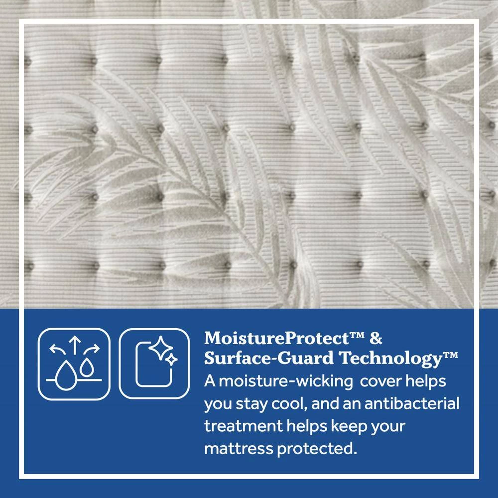 Posturepedic Spring Engelmann 14 in. Plush Memory Foam Faux Top King Mattress Set with 9 in. High Foundation by Sealy 8 Posturepedic Spring Engelmann 14 in. Plush Memory Foam Faux Top King Mattress Set with 9 in. High Foundation by Sealy - Image 6