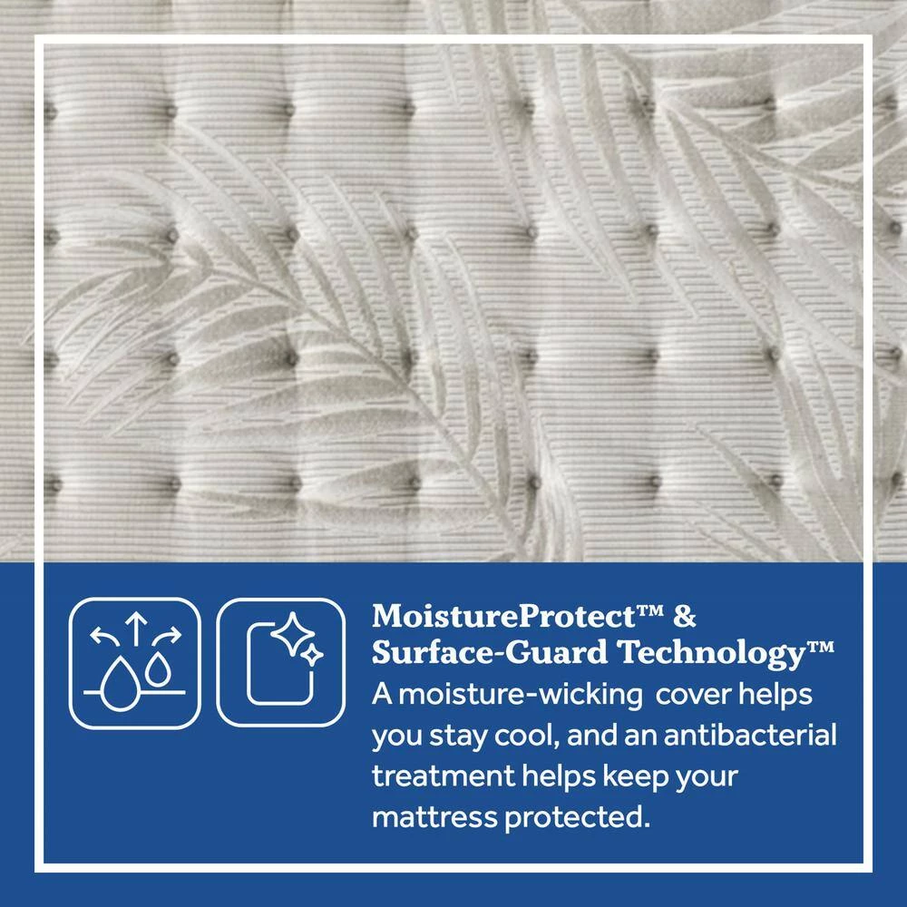 Posturepedic Spring Engelmann 14 in. Plush Memory Foam Faux Top King Mattress Set with 9 in. High Foundation by Sealy 9 Posturepedic Spring Engelmann 14 in. Plush Memory Foam Faux Top King Mattress Set with 9 in. High Foundation by Sealy - Image 7