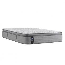 Posturepedic Spring Engelmann 15 in. Medium Memory Foam Pillow Top King Mattress Set with 9 in. High Foundation by Sealy -Sealy Sales Store gray sealy mattresses 42959961 40 1000