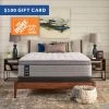 Posturepedic Spring Engelmann 15 in. Medium Memory Foam Pillow Top Cal King Mattress Set with 9 in. High Foundation by Sealy -Sealy Sales Store gray sealy mattresses 42959962 64 1000