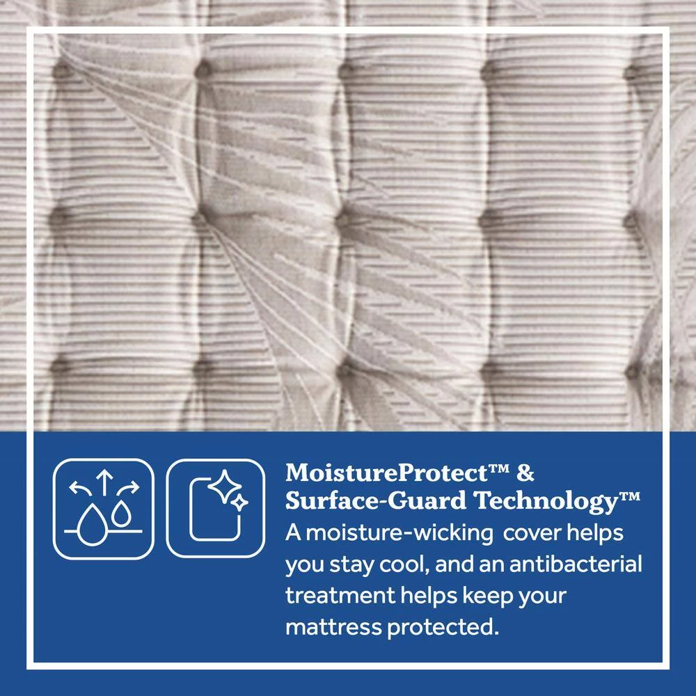 Posturepedic Spring Engelmann 15 in. Soft Memory Foam Pillow Top Twin Mattress Set with 9 in. High Foundation by Sealy 8 Posturepedic Spring Engelmann 15 in. Soft Memory Foam Pillow Top Twin Mattress Set with 9 in. High Foundation by Sealy - Image 6