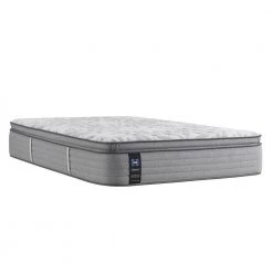 Posturepedic Spring Engelmann 15 in. Soft Memory Foam Pillow Top Cal King Mattress Set with 9 in. High Foundation by Sealy -Sealy Sales Store gray sealy mattresses 42960162 40 1000