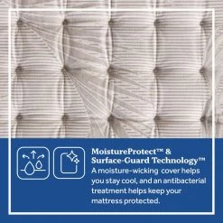 Posturepedic Spring Engelmann 15 in. Soft Memory Foam Pillow Top Cal King Mattress Set with 9 in. High Foundation by Sealy -Sealy Sales Store gray sealy mattresses 42960162 77 1000