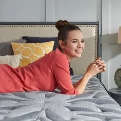 Posturepedic Plus 14 in. Medium Innerspring Euro Pillow Top King Mattress by Sealy 14 Posturepedic Plus 14 in. Medium Innerspring Euro Pillow Top King Mattress by Sealy -Sealy Sales Store gray sealy mattresses 52768661 c3 1000