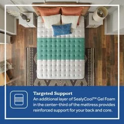 Posturepedic Spring Netherton 13 in. Soft Memory Foam Faux Top California King Mattress by Sealy 18 Posturepedic Spring Netherton 13 in. Soft Memory Foam Faux Top California King Mattress by Sealy -Sealy Sales Store gray sealy mattresses 52958162 c3 1000