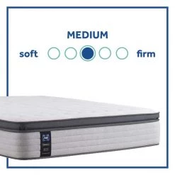 Posturepedic Spring Netherton 14 in. Medium Pillow Top Twin Mattress Top by Sealy -Sealy Sales Store gray sealy mattresses 52958330 66 1000