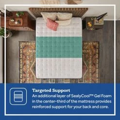 Posturepedic Spring Netherton 14 in. Soft Memory Foam Pillow Top Twin XL Mattress by Sealy -Sealy Sales Store gray sealy mattresses 52958531 c3 1000