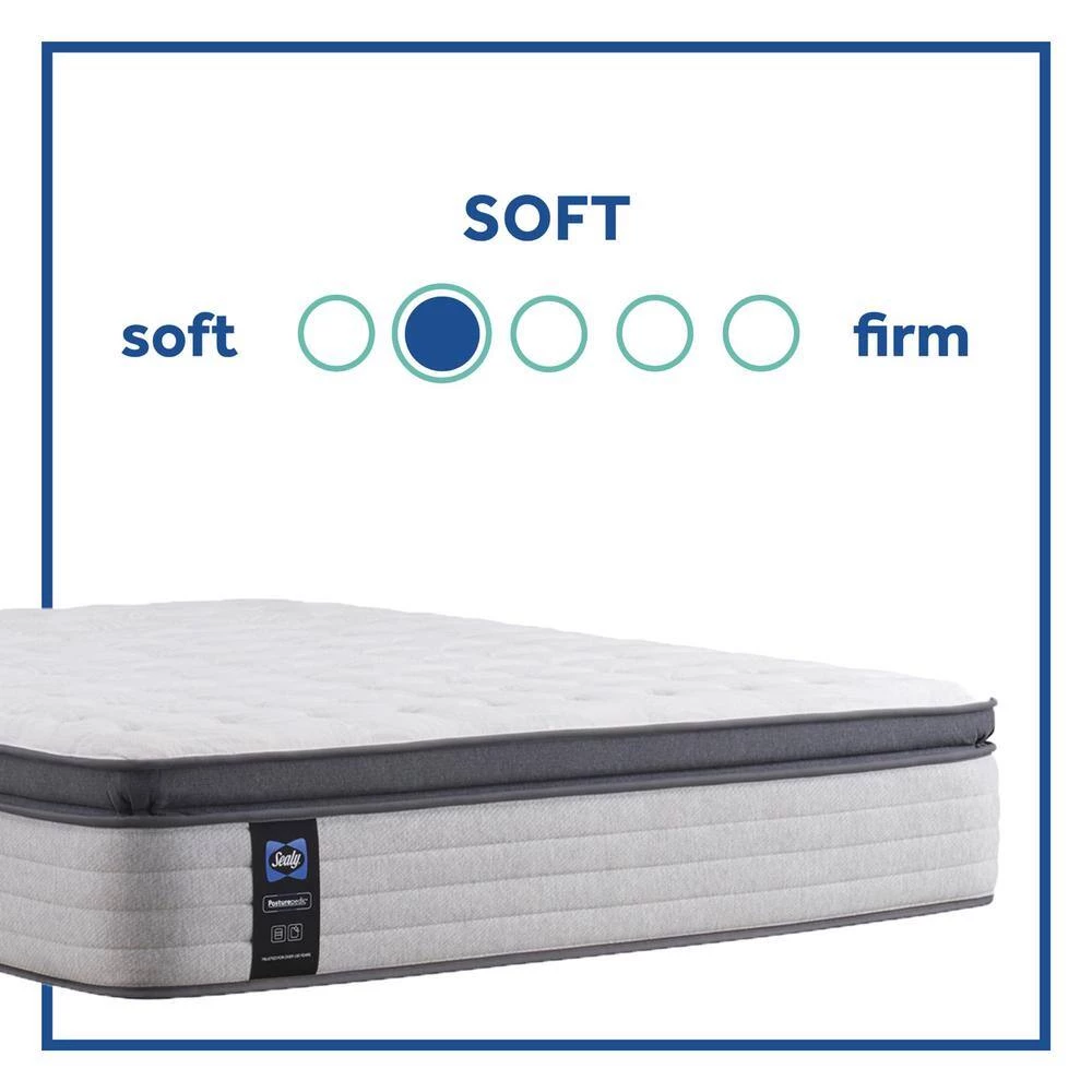 Posturepedic Spring Netherton 14 in. Soft MF Pillow Top Cal Long Twin Mattress (Qty of 2 Required for Split-Cal King) by Sealy 7 Posturepedic Spring Netherton 14 in. Soft MF Pillow Top Cal Long Twin Mattress (Qty of 2 Required for Split-Cal King) by Sealy - Image 5
