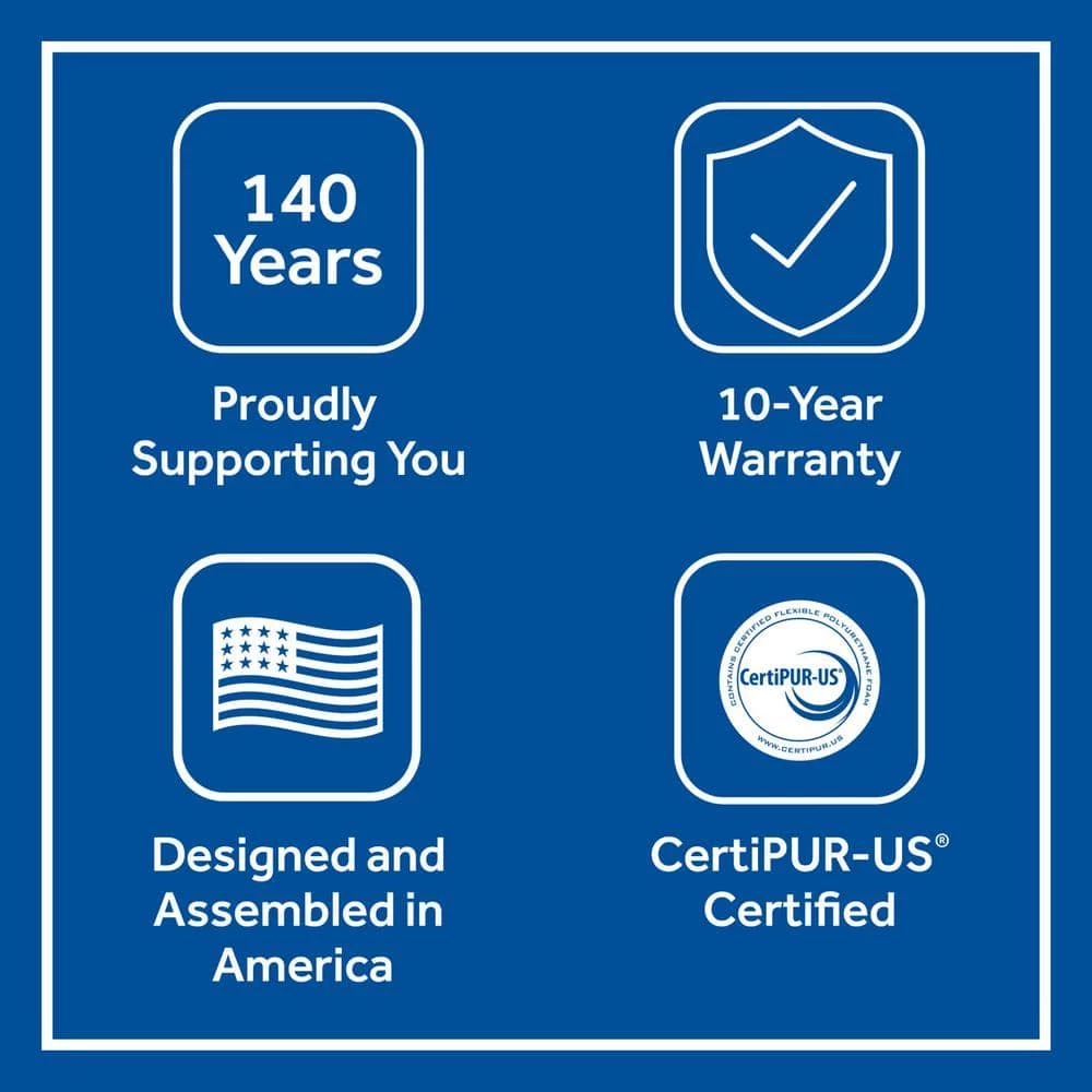 Posturepedic Spring Engelmann 12.5 in. Medium Memory Foam Tight Top Twin XL Mattress by Sealy 10 Posturepedic Spring Engelmann 12.5 in. Medium Memory Foam Tight Top Twin XL Mattress by Sealy - Image 8