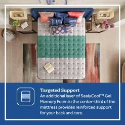 Posturepedic Spring Engelmann 12.5 in. Medium Memory Foam Tight Top California King Mattress by Sealy 18 Posturepedic Spring Engelmann 12.5 in. Medium Memory Foam Tight Top California King Mattress by Sealy -Sealy Sales Store gray sealy mattresses 52958962 4f 1000