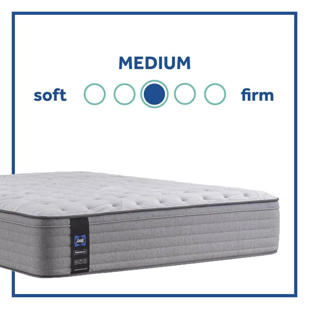 Posturepedic Spring Engelmann 14 in. Medium Memory Foam Faux Top Queen Mattress by Sealy 7 Posturepedic Spring Engelmann 14 in. Medium Memory Foam Faux Top Queen Mattress by Sealy - Image 5