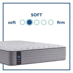 Posturepedic Spring Engelmann 14 in. Soft Memory Foam Faux Top Twin Mattress by Sealy -Sealy Sales Store gray sealy mattresses 52959730 66 1000
