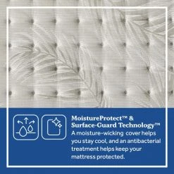 Posturepedic Spring Engelmann 14 in. Soft Memory Foam Faux Top Twin Mattress by Sealy -Sealy Sales Store gray sealy mattresses 52959730 c3 1000