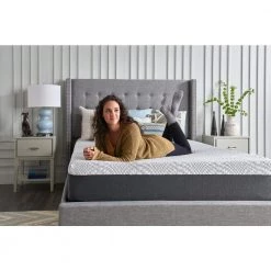 12 in. Queen Spring & Memory Foam Hybrid Mattress - Medium Firm by Sealy -Sealy Sales Store gray sealy mattresses f03 00122 qn0 1d 1000