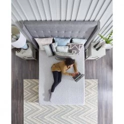 12 in. Queen Spring & Memory Foam Hybrid Mattress - Medium Firm by Sealy -Sealy Sales Store gray sealy mattresses f03 00122 qn0 a0 1000